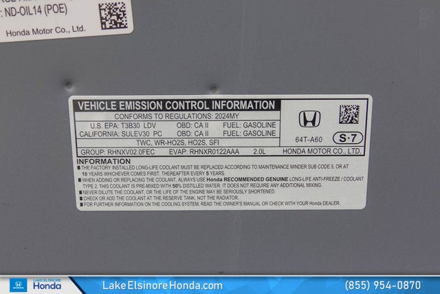 2024 Honda Civic Hatchback Sport