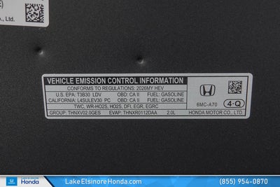 2026 Honda Civic Hatchback Hybrid Sport