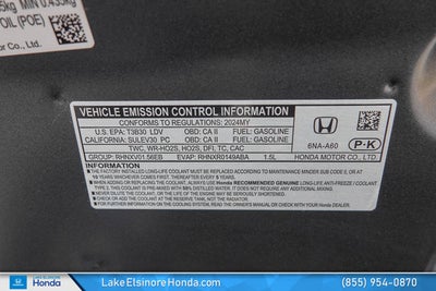 2024 Honda Accord Sedan EX