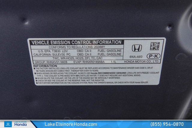 2024 Honda Accord Sedan EX