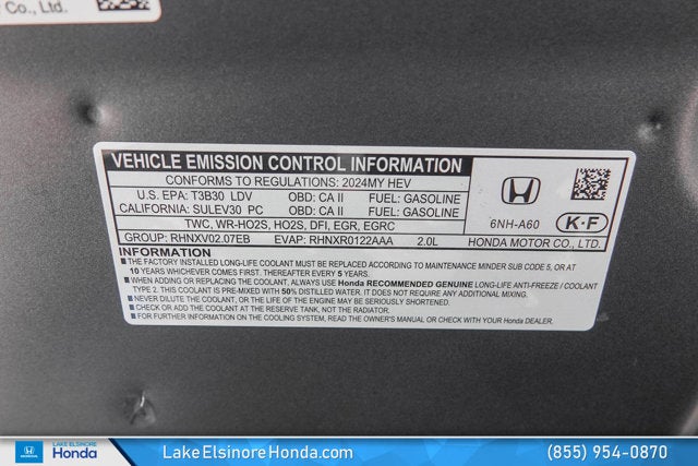 2024 Honda Accord Hybrid EX-L