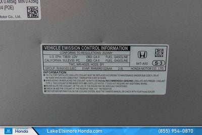 2024 Honda Civic Sedan Sport