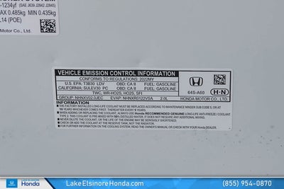 2022 Honda Civic Sedan Sport