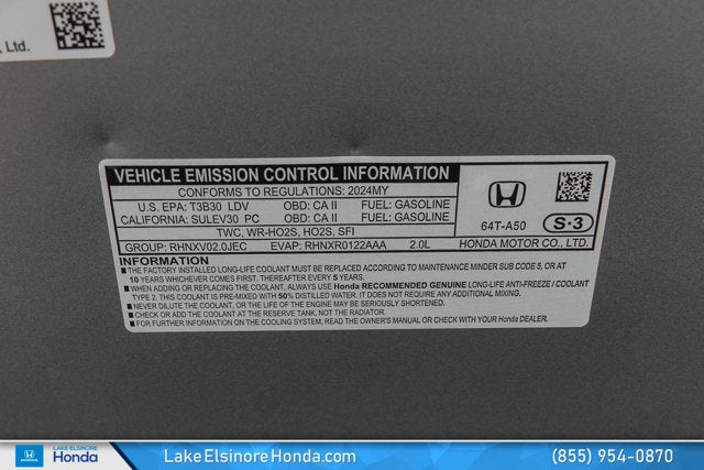 2024 Honda Civic Sedan Sport