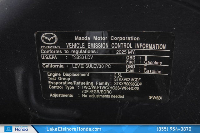 2025 Mazda Mazda3 Sedan 2.5 S