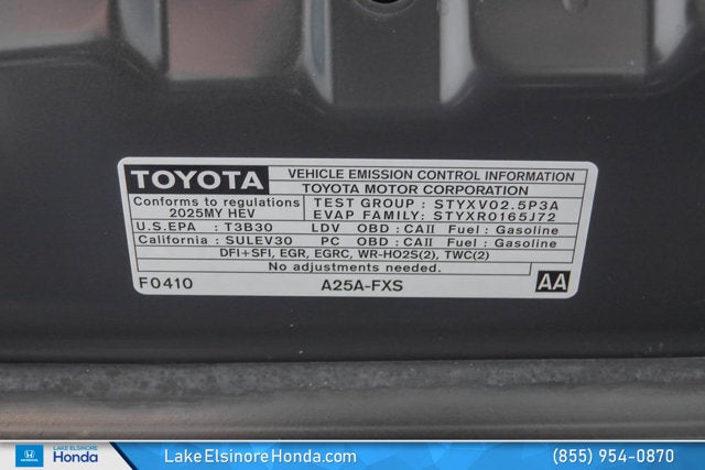 2025 Toyota Camry LE