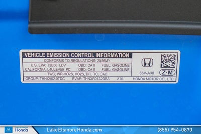 2026 Honda Civic Type R TYPE R