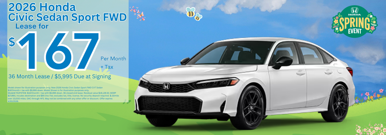 2026 Honda Civic Sedan Sport FWD