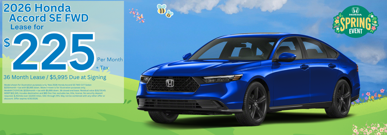 2026 Honda Accord SE FWD