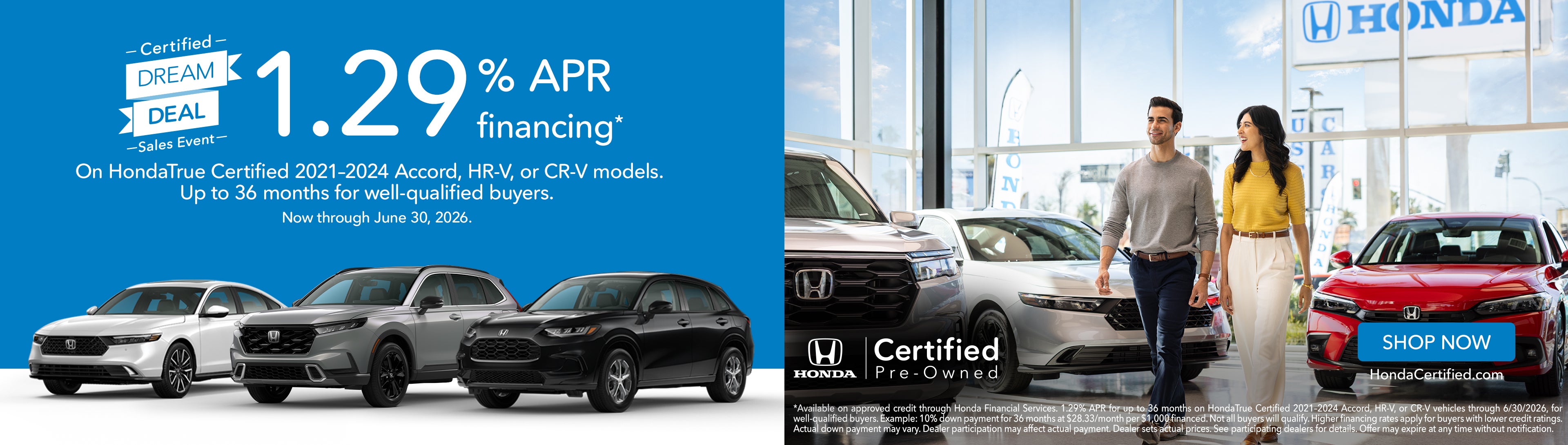Best Honda Certified Pre-Owned Deals in Riverside County