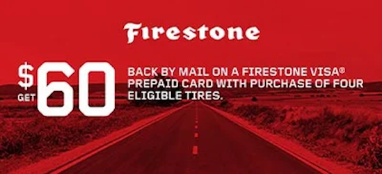 Firestone Tire Special Get $60