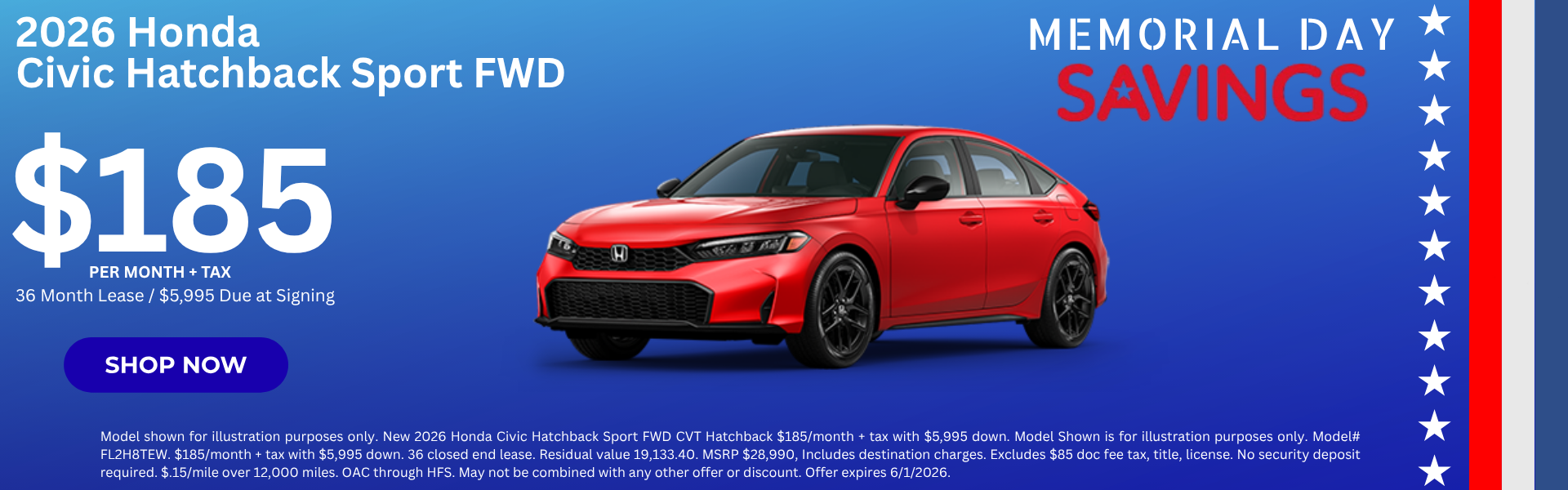 Best Honda Lease Deals in Riverside County CA