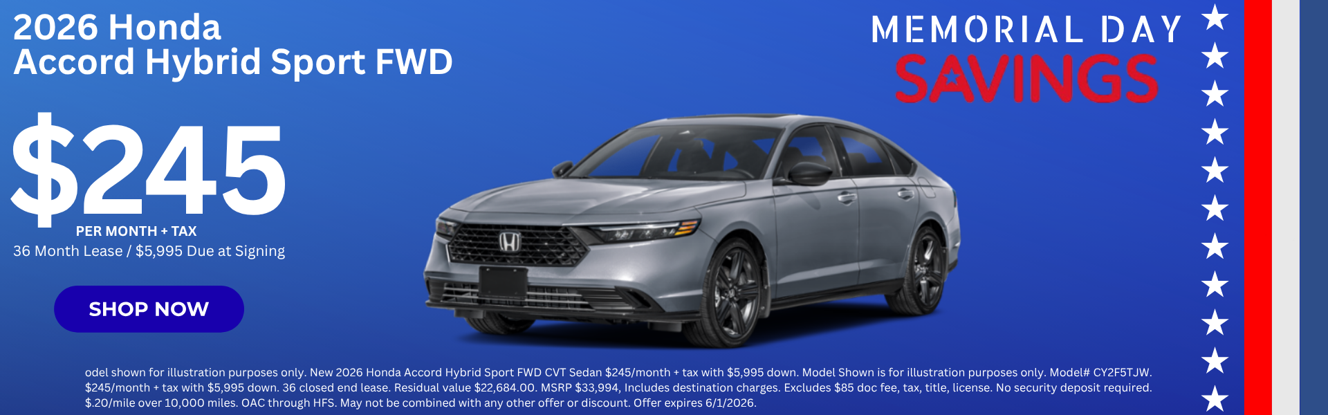 Best Honda Lease Deals in Riverside County CA