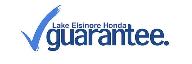 Guaranteed items when you buy at Lake Elsinore Honda